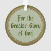 St. Ignatius Loyola (BK 050; Motto) Ornament (achterkant)
