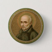 St. Ignatius Loyola (BK 050) Ronde Button 5,7 Cm (Voorkant)