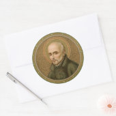 St. Ignatius Loyola (BK 050) Ronde Sticker (Envelop)