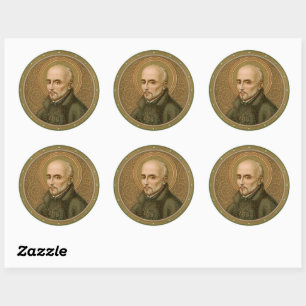 St. Ignatius Loyola (BK 050) Ronde Sticker