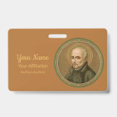 St. Ignatius Loyola (BK 050) (stijl 1) Badge (Achterkant)