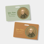 St. Ignatius Loyola (BK 050) (stijl 1) Badge (Voor- en achterkant)