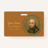 St. Ignatius Loyola (BK 050) (stijl 1) Badge (Achterkant)