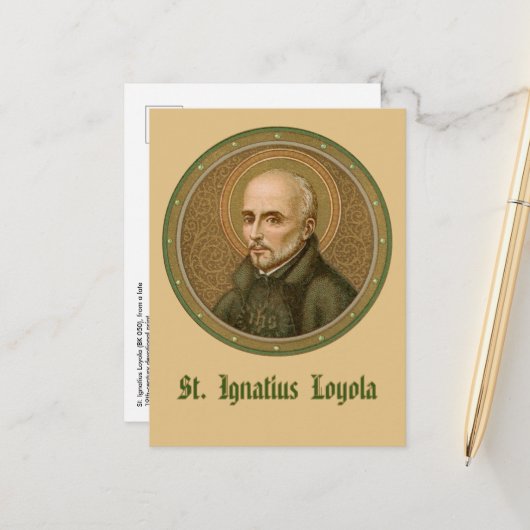 St. Ignatius Loyola (BK 050) (stijl 1) Briefkaart (Voorkant / Achterkant in situ)