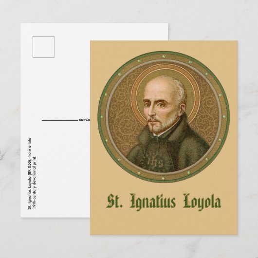 St. Ignatius Loyola (BK 050) (stijl 1) Briefkaart (Voorkant / Achterkant)
