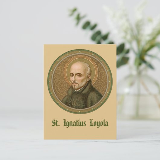 St. Ignatius Loyola (BK 050) (stijl 1) Briefkaart (Staand voorkant)
