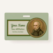 St. Ignatius Loyola (BK 050) (stijl 2) Badge (Achterkant)