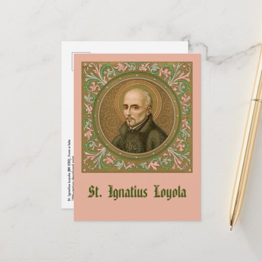 St. Ignatius Loyola (BK 050) (stijl 2) Briefkaart (Voorkant / Achterkant in situ)