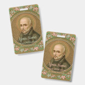 St. Ignatius Loyola (BK 050) (Stijl 3) Badge (Voor- en achterkant)
