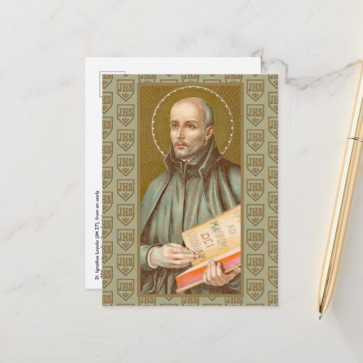 St. Ignatius Loyola (JM 27) Briefkaart (Voorkant / Achterkant in situ)