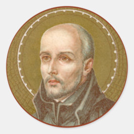 St. Ignatius Loyola (JM 27; Detail) Ronde Sticker