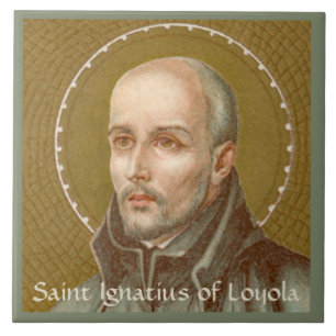 St. Ignatius Loyola (JM 27; Detail) Tegeltje