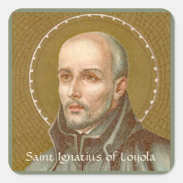 St. Ignatius Loyola (JM 27; Detail) Vierkante Sticker