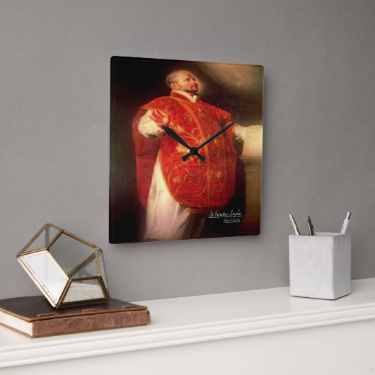St Ignatius Loyola Vierkante Klok (Kantoor)