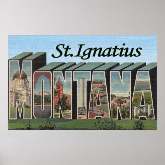 St. Ignatius, Montana Poster (Voorkant)