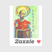 St. Ignatius of Loyola card Sticker (Vel)