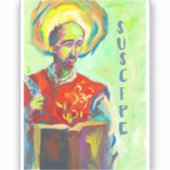 St. Ignatius of Loyola card Sticker (Voorkant)