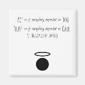 St. Ignatius of Loyola Quote Magnet (Voorkant)