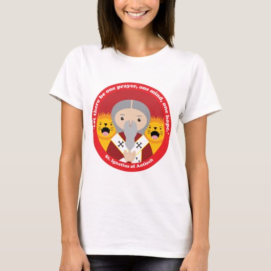 St. Ignatius van Antioch T-shirt (Voorkant)