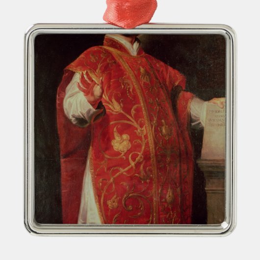 St. Ignatius van Loyola Founder van de Jezuïeten Metalen Ornament (Voorkant)