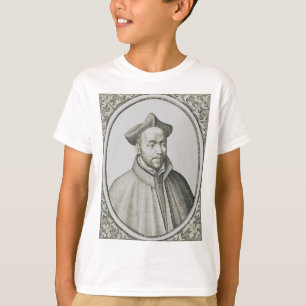 St. Ignatius van Loyola Gravure Antieke Kunst T-shirt