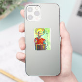 St. Ignatius van Loyola kaart Sticker (Telefoon)