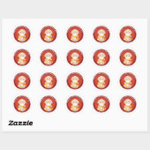 St. Irenaeus Ronde Sticker (Vel)