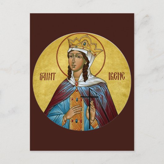St. Irene Prayer-kaart Briefkaart (Voorkant)