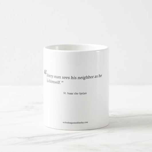St Isaac de Syrian Koffiemok (Center)