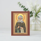 St. Isaac de Syrische gebedskaart Briefkaart (Staand voorkant)