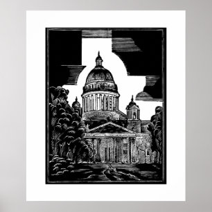 St Isaac het Poster van ST. PETERSBURG van de
