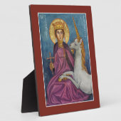 St. Isabel of France Icon Plaque Fotoplaat (Zijkant)