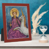 St. Isabel of France Icon Plaque Fotoplaat (Zijkant)