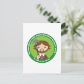 St. Isidore de Farmer Briefkaart (Staand voorkant)