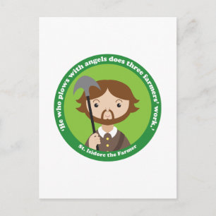 St. Isidore de Farmer Briefkaart