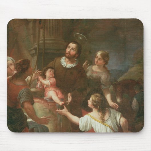St. Isidore en het wonder bij de Well Muismat (Voorkant)
