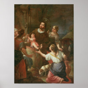 St. Isidore en het wonder bij de Well Poster