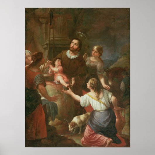 St. Isidore en het wonder bij de Well Poster (Voorkant)