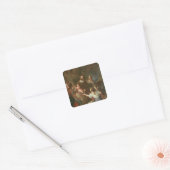 St. Isidore en het wonder bij de Well Vierkante Sticker (Envelop)