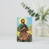 St. Isidorus Gebed Kaart Visitekaartje (Staand voorkant)