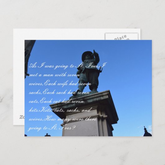 St. Ives, briefkaart (Voorkant / Achterkant)