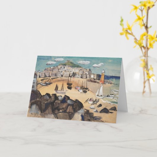 St. Ives | Christopher Wood Kaart (Gele Bloem)