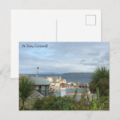 St. Ives Cornwall Ansichtkaart Briefkaart (Voorkant / Achterkant)