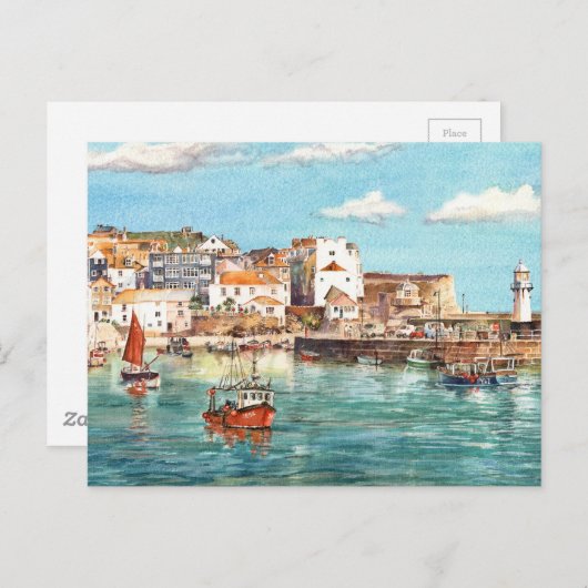 St. Ives, Cornwall Briefkaart (Voorkant / Achterkant)