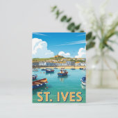  St. Ives Cornwall Engeland Reizen Briefkaart (Staand voorkant)