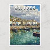 St. Ives Cornwall Engeland Reizen Briefkaart (Voorkant)