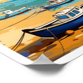 St Ives Cornwall Engeland Reizen illustratie Poster (Hoek)