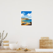St Ives Cornwall Engeland Reizen illustratie Poster (Keuken)