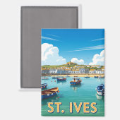  St. Ives Cornwall Engeland Reizen Magneet (Voorkant / Achterkant)
