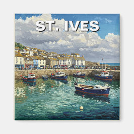 St. Ives Cornwall Engeland Reizen Magneet
